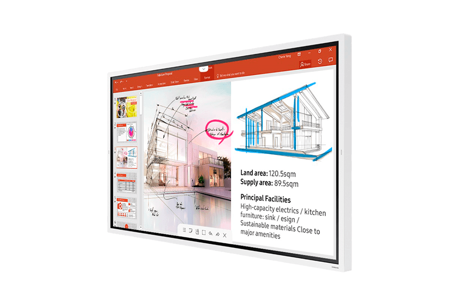 Интерактивная панель Samsung 65" Flip 2 WM65R